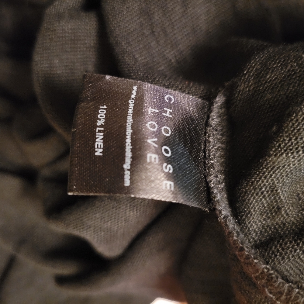 Generation Love Black Linen Lolita Embellished Top - Picture 9 of 9